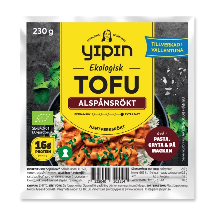 Yipin Tofu Alspånsrökt 230g