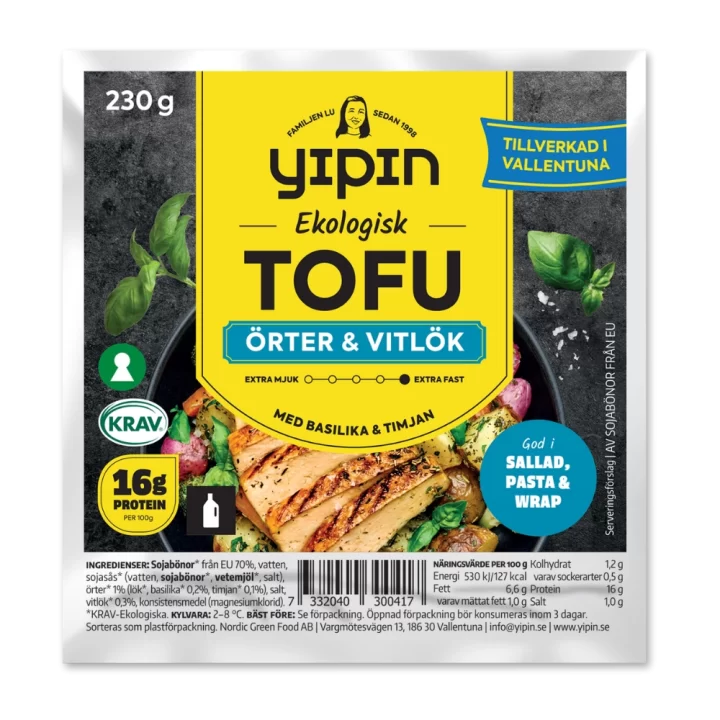 Yipin Tofu Örter & Vitlök