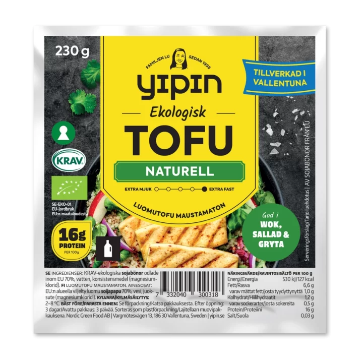 Yipin Tofu Naturell Extra fast 230g