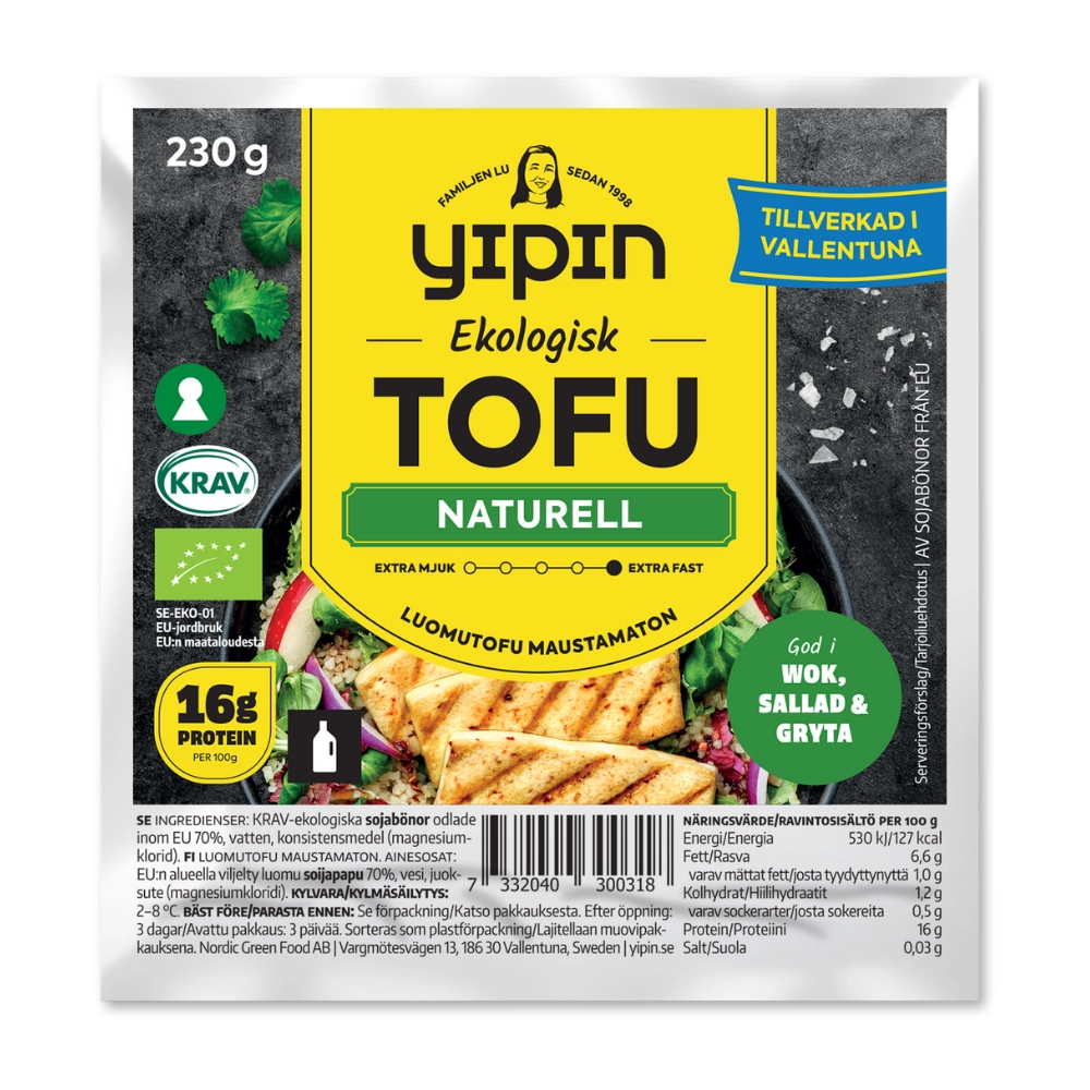 Yipin Tofu Naturell Extra fast 230g
