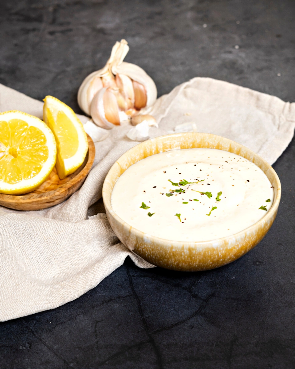 Vegansk aioli (recept) utan ägg och rapsolja! Yipin