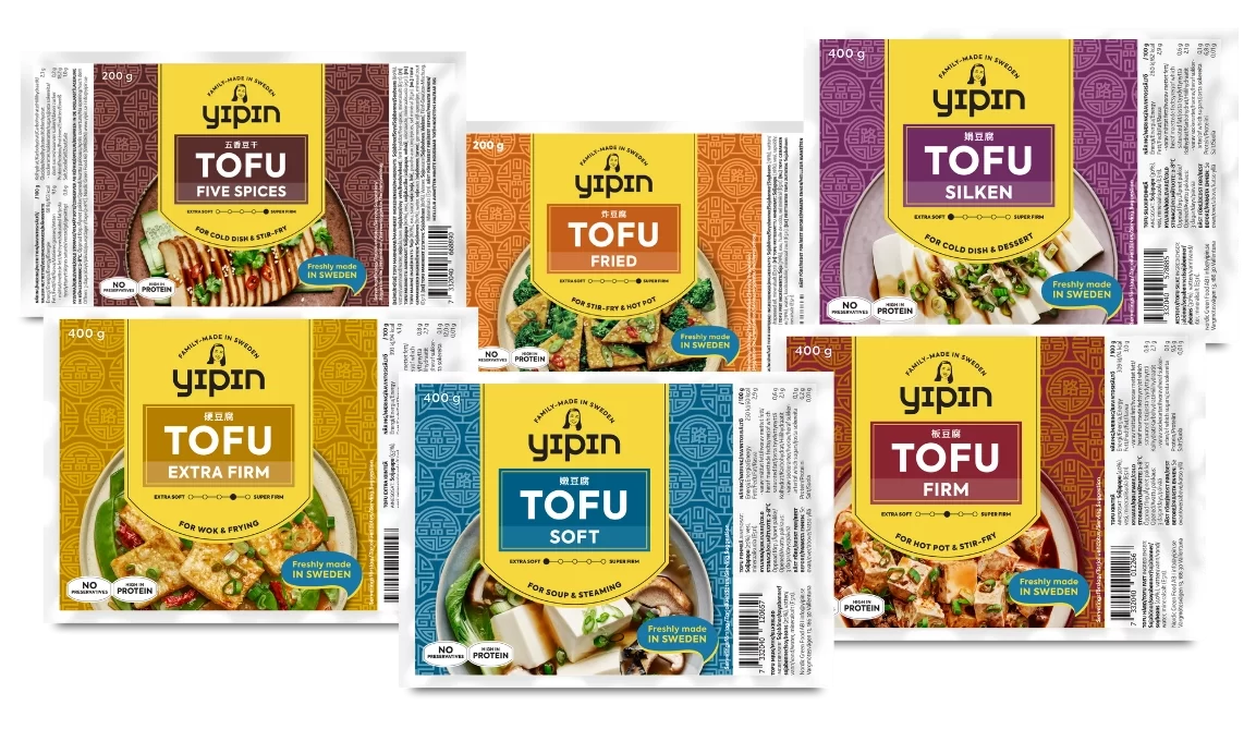 Traditional tofu assortment