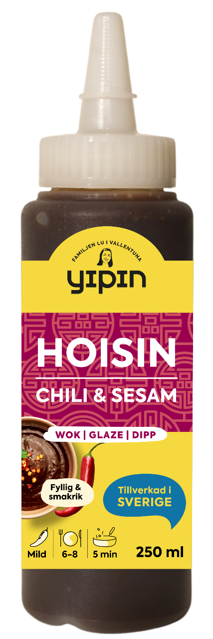 Bilden visar Yipin Hoisinsås Chili & Sesam
