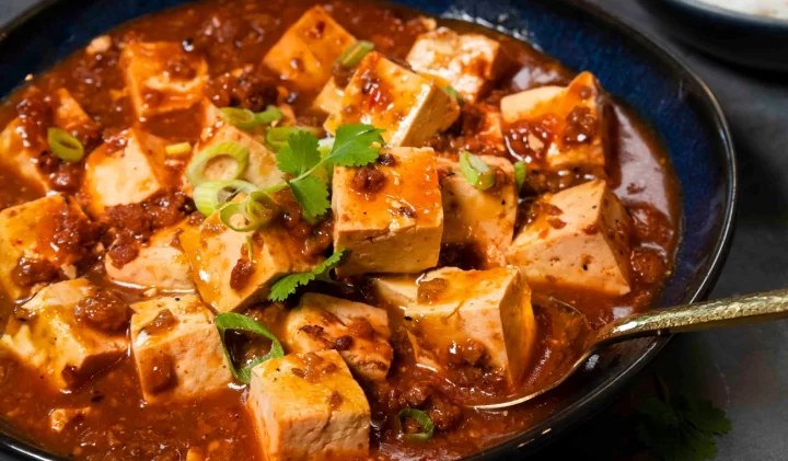 asiatisk sås sambal mapo tofu