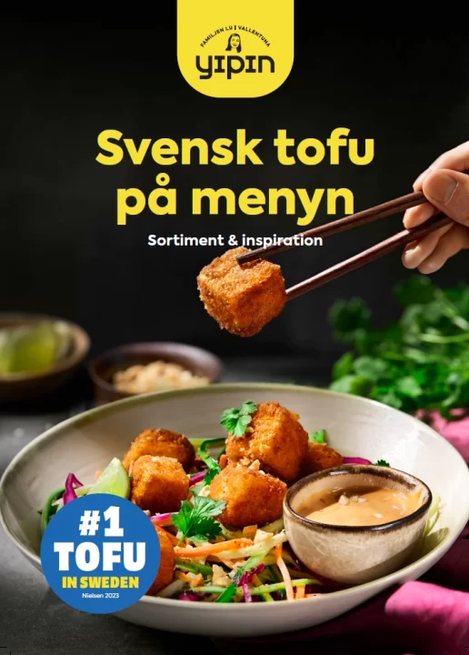 Yipin foodservice-broschyr 2024-2025: Tofu för restauranger och storkök