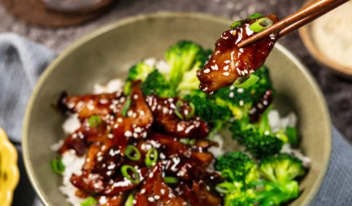 Vegetarisk kyckling teriyaki – recept