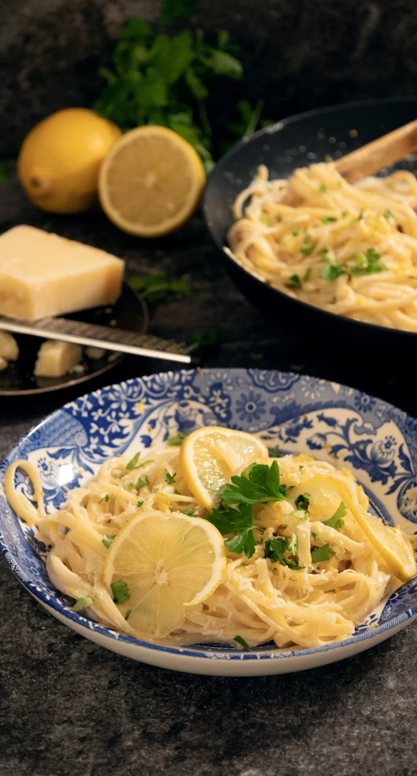 Pasta al Limone (krämig citronpasta) recept