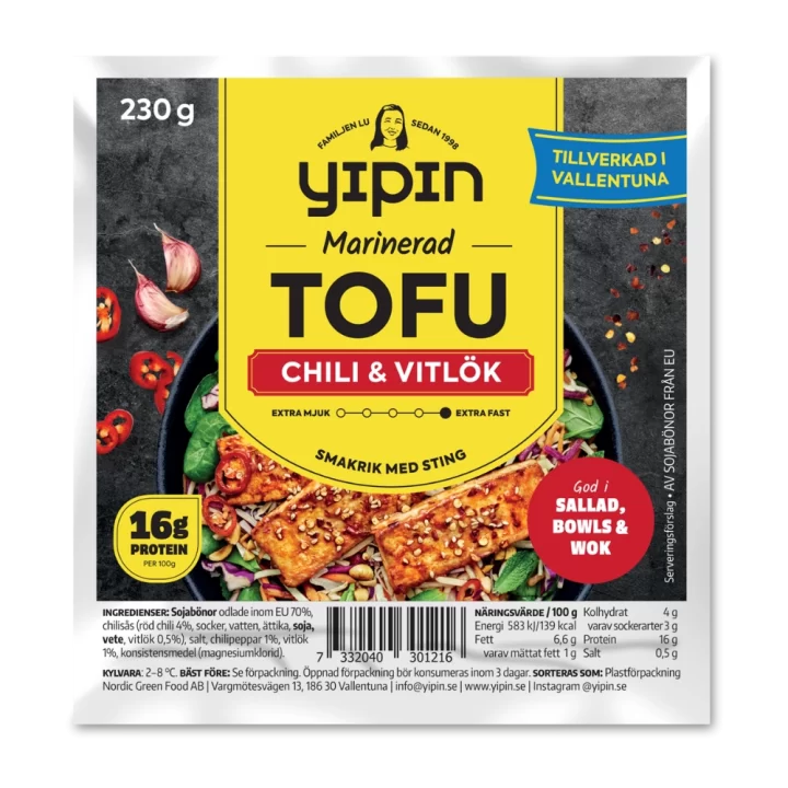 Yipin Tofu Chili & Vitlök