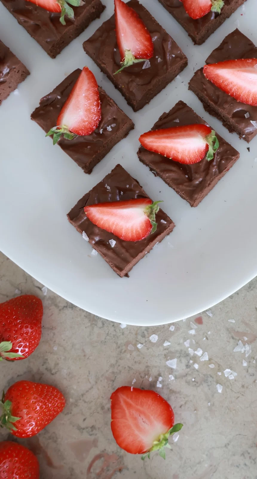 Bilden visar sockerfri kladdkaka