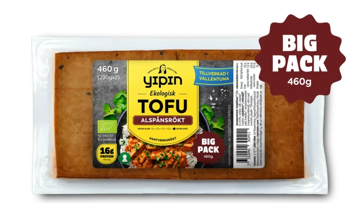 Höstens nyhet 2026 från Yipin: Tofu Alspånsrökt Big Pack 460g