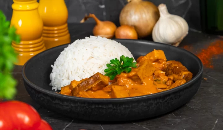 Recept på stroganoff med alspånsrökt tofu big pack 460g