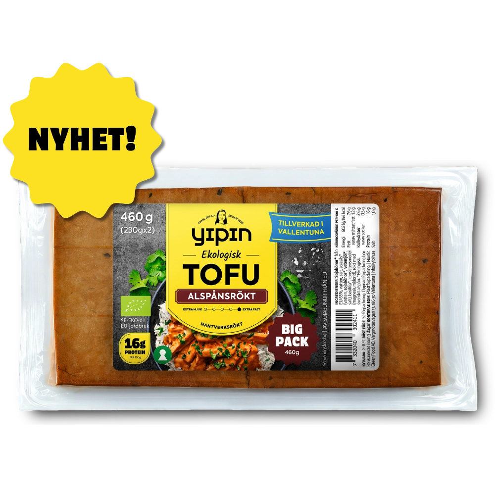 Nyhet! Yipin Tofu Alspånsrökt Big Pack